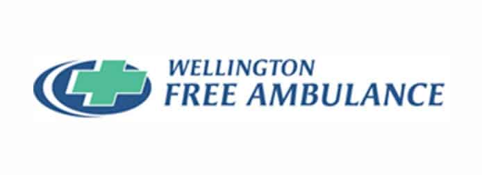 wellington free ambulance logo